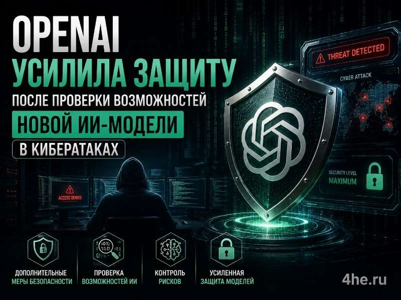 OpenAI усилила защиту после проверки возможностей новой ИИ-модели в кибератаках