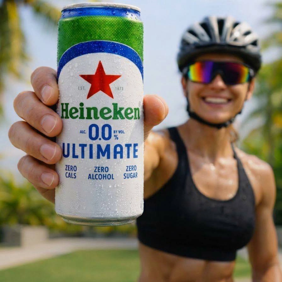 Heineken выпустила пиво без алкоголя, сахара и калорий — это Heineken 0.0 Ultimate