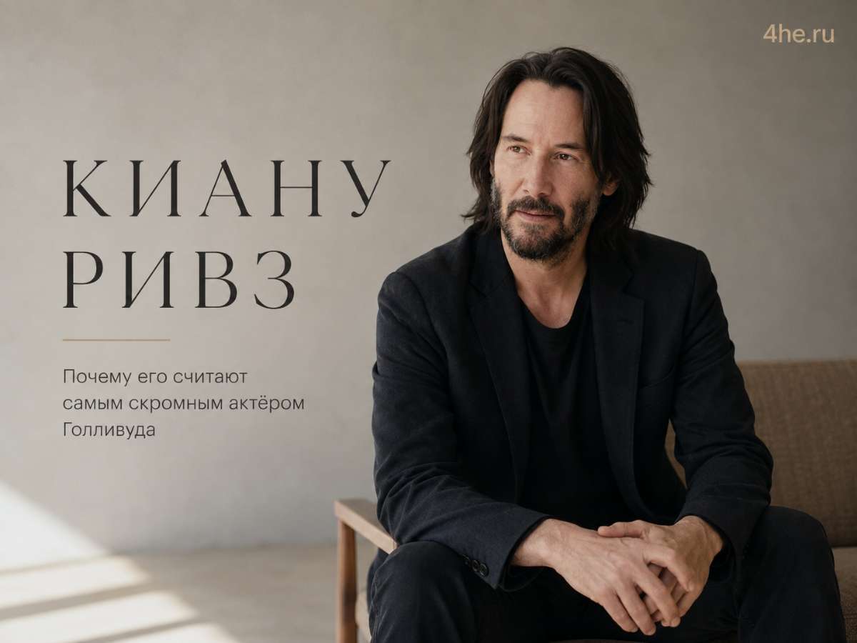 Почему Киану Ривза называют самым скромным актёром Голливуда